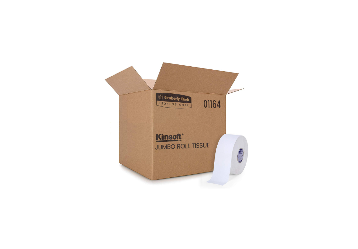 Scott  Jumbo Roll Tissue, ( 2 Ply  ) 01164 (Pack Of 16 Rolls/Case, 225 Meter